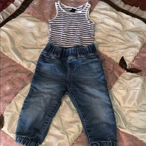 Baby gap jeans and shirt size 2t